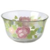 Pfaltzgraff Tea Rose Glass Dessert Bowl