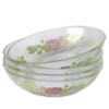Pfaltzgraff Tea Rose Glass Salad Bowl