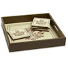 Pfaltzgraff Village Tray and Coaster Set