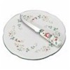 Pfaltzgraff Winterberry Cheese Tray w/Sculpted Slicer