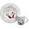 Pfaltzgraff Winterberry Cookies and Milk for Santa Set