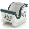 Pfaltzgraff Winterberry Sled Shaped Sweetener Holder