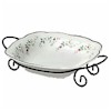 Pfaltzgraff Winterberry Square Pasta Bowl with Rack
