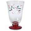 Pfaltzgraff Winterberry Etched & Handpainted Water Goblet