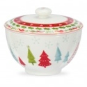 Portmeirion Christmas Wish Covered Sugar Bowl