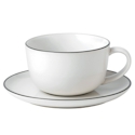 Gordon Ramsay Bread Street White by Royal Doulton Breakfast Cup & Saucer
