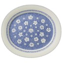 Villeroy & Boch Farmhouse Touch Blueflowers Oval Platter