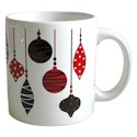 Waechtersbach Festive Holiday White Ornaments Mug