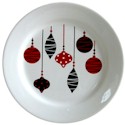 Waechtersbach Festive Holiday White Ornaments Salad Plate