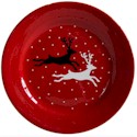 Waechtersbach Festive Holiday Cherry Red Reindeer Salad Plate