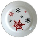 Waechtersbach Festive Holiday White Snowflakes Salad Plate