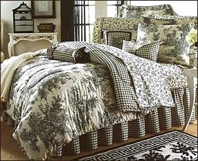 Waverly Bedspreads on Waverly Garden Room Wellington Toile Bedding Collection