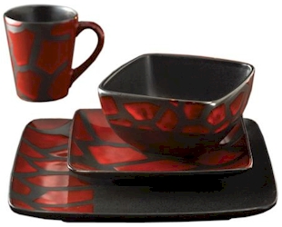 Safari Giraffe Red by American Atelier
