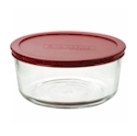 Anchor Hocking Food Storage Extra Small Round Red