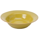 Anchor Hocking Citrus Avocado Green Rim Soup Bowl