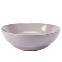 Anchor Hocking Honeycomb Grey Shallow Soup Bowl