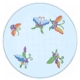 Block China Butterfly