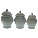 Certified International Adeline Blue Canister Set