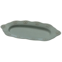 Certified International Adeline Blue Fish Platter