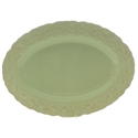 Certified International Adeline Green Oval Platter
