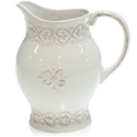 Certified International Adeline Ivory Pitcher