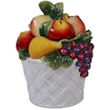 Certified International Ambrosia Fruit Basket Cookie Jar