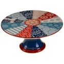 Certified International Americana Rooster Cake Stand