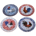 Certified International Americana Rooster Canape Plate