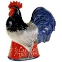 Certified International Americana Rooster 3-D Cookie Jar