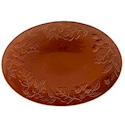 Certified International Autumn Fields Pumpkin Acorn Oval Platter