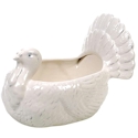 Certified International Autumn Fields Turkey Oval Veggie Bowl