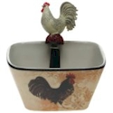 Certified International Avignon Rooster Dip Bowl with Spreader