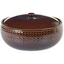 Certified International Aztec Brown Bean Pot