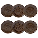 Certified International Aztec Brown Canape Plate