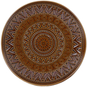 Certified International Aztec Brown Salad/Dessert Plate