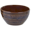 Certified International Aztec Brown Ice Cream Bowl