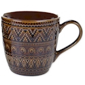 Certified International Aztec Brown Mug