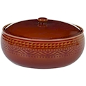 Certified International Aztec Rust Bean Pot