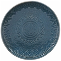 Certified International Aztec Teal Salad/Dessert Plate