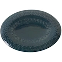 Certified International Aztec Teal Oval Platter