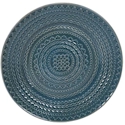 Certified International Aztec Teal Round Platter