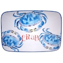 Certified International Beach House Kitchen Crab Rectangular Platter
