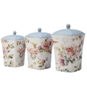 Certified International Beautiful Romance Canister Set