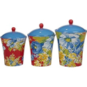 Certified International Blossom Canister Set