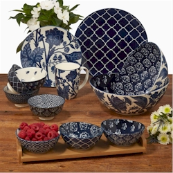 Certified International Blue Indigo