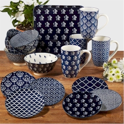 Certified International Blue Indigo