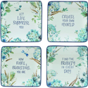 Certified International Bohemian Blue Canape Plate