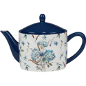 Certified International Bohemian Blue Teapot