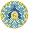 Certified International Boho Brights Ikat Salad Plate