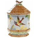 Certified International Botanical Birds 3-D Cookie Jar